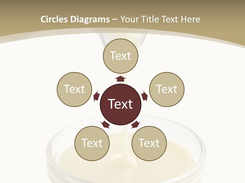 Drizzled Jug Condense PowerPoint Template
