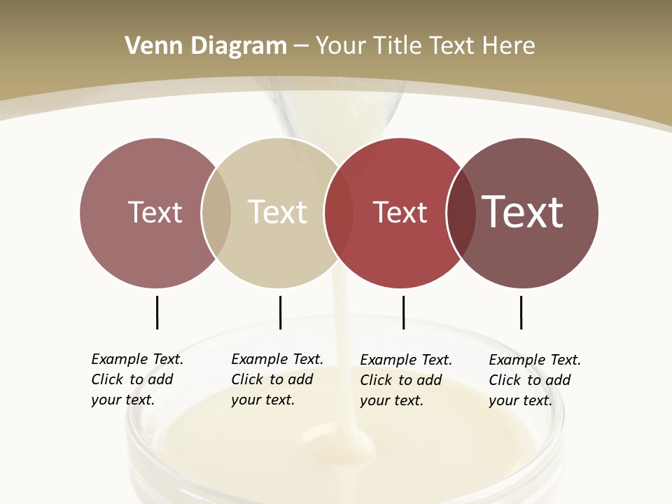 Drizzled Jug Condense PowerPoint Template