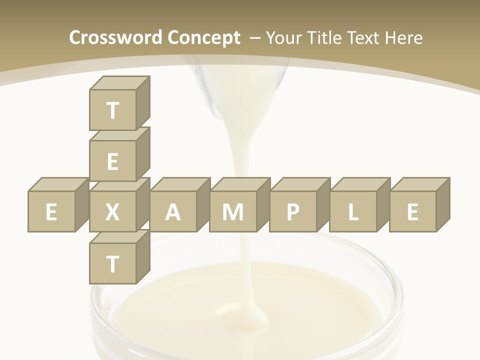 Drizzled Jug Condense PowerPoint Template