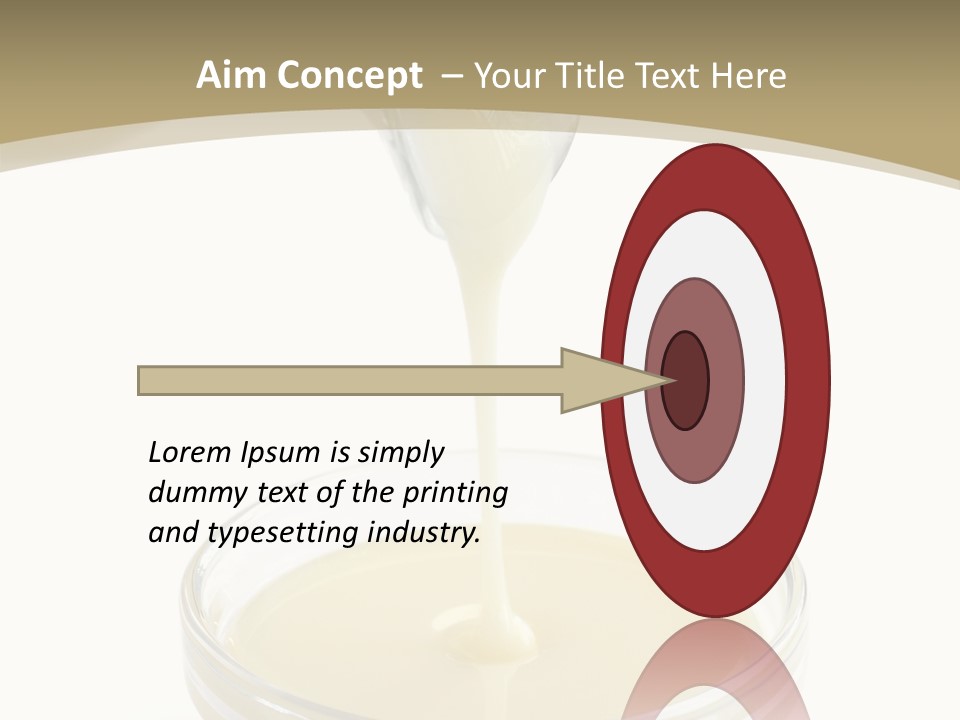 Drizzled Jug Condense PowerPoint Template