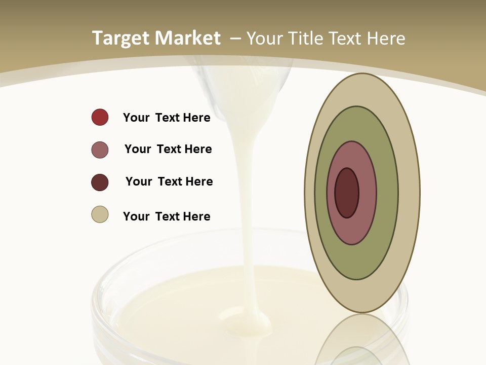 Drizzled Jug Condense PowerPoint Template