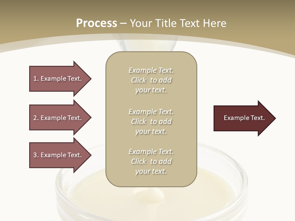 Drizzled Jug Condense PowerPoint Template