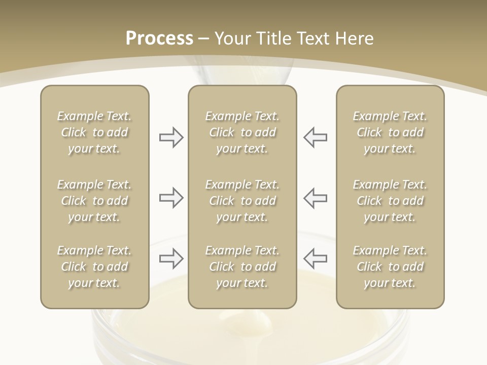 Drizzled Jug Condense PowerPoint Template