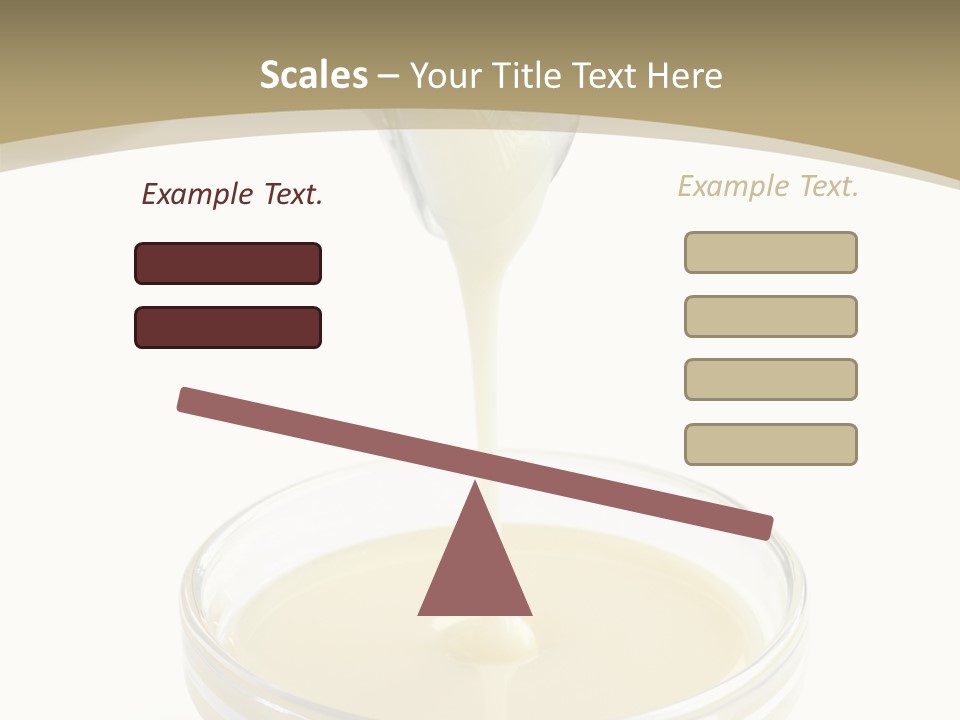 Drizzled Jug Condense PowerPoint Template