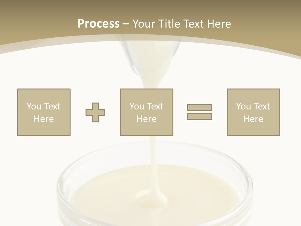 Drizzled Jug Condense PowerPoint Template