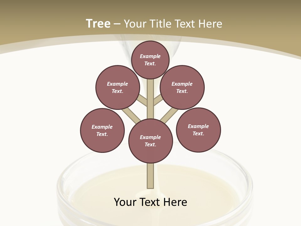 Drizzled Jug Condense PowerPoint Template