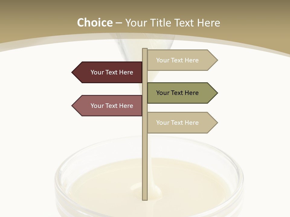 Drizzled Jug Condense PowerPoint Template