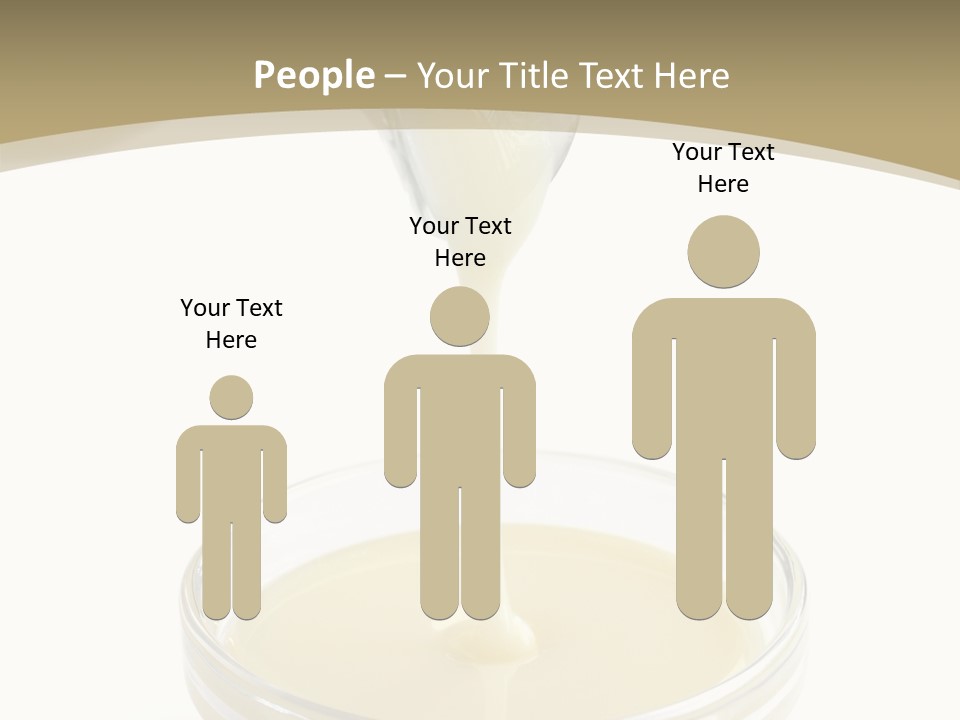 Drizzled Jug Condense PowerPoint Template