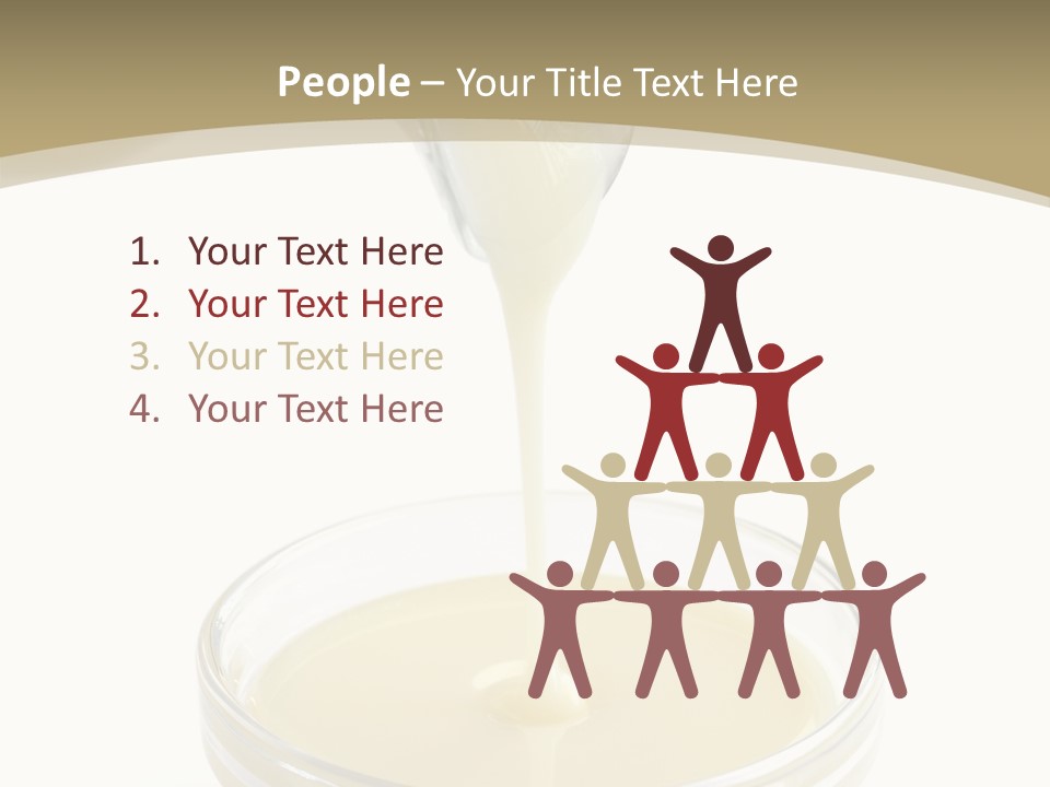 Drizzled Jug Condense PowerPoint Template