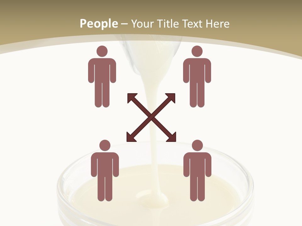 Drizzled Jug Condense PowerPoint Template