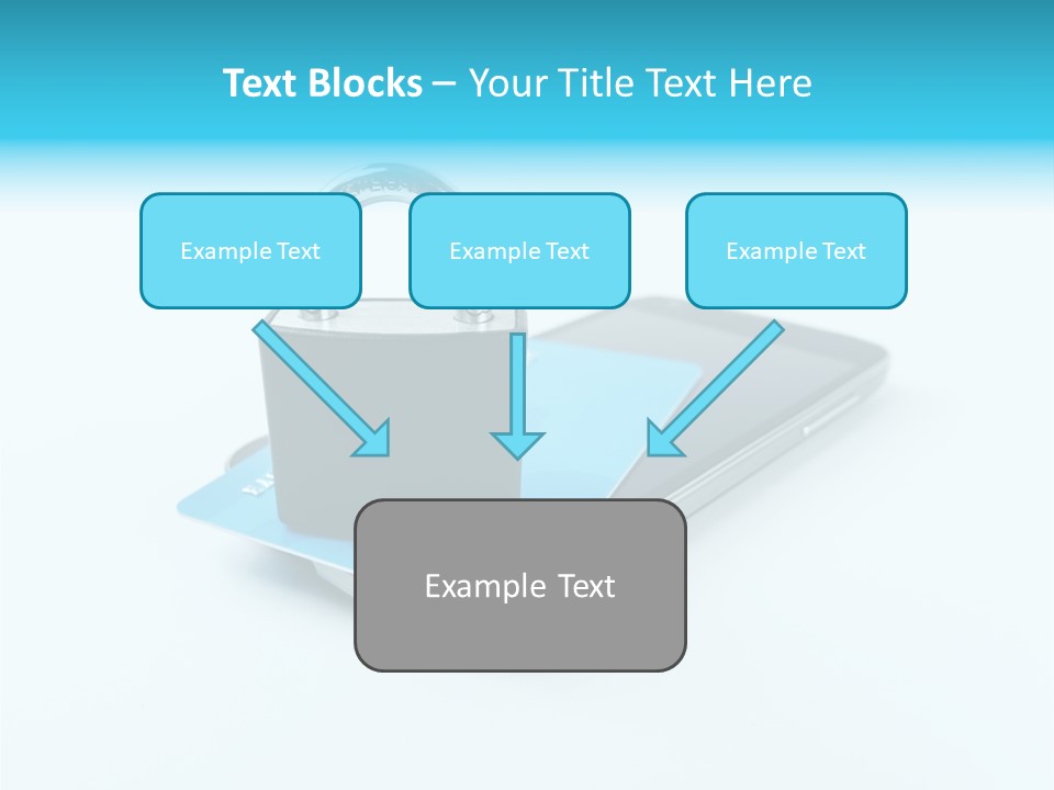 Isolated Lock Smartphone PowerPoint Template
