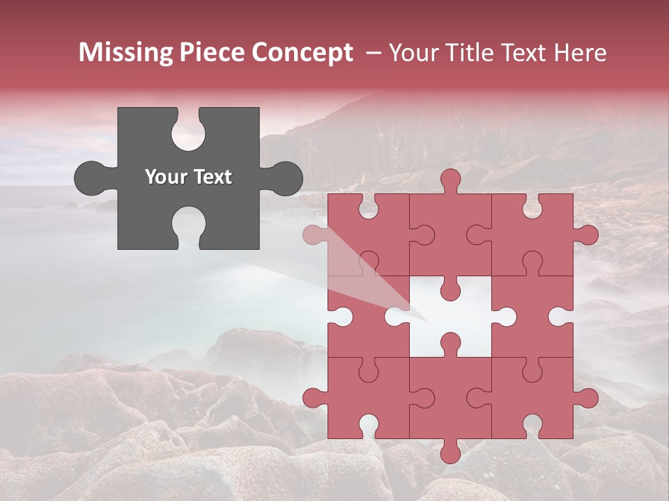 Flowing Vacation Shore PowerPoint Template