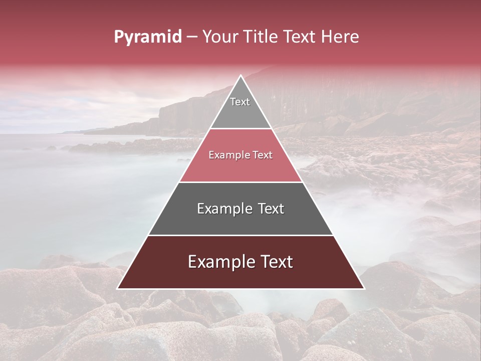 Flowing Vacation Shore PowerPoint Template