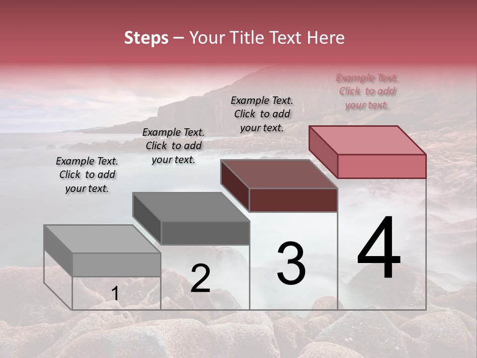 Flowing Vacation Shore PowerPoint Template