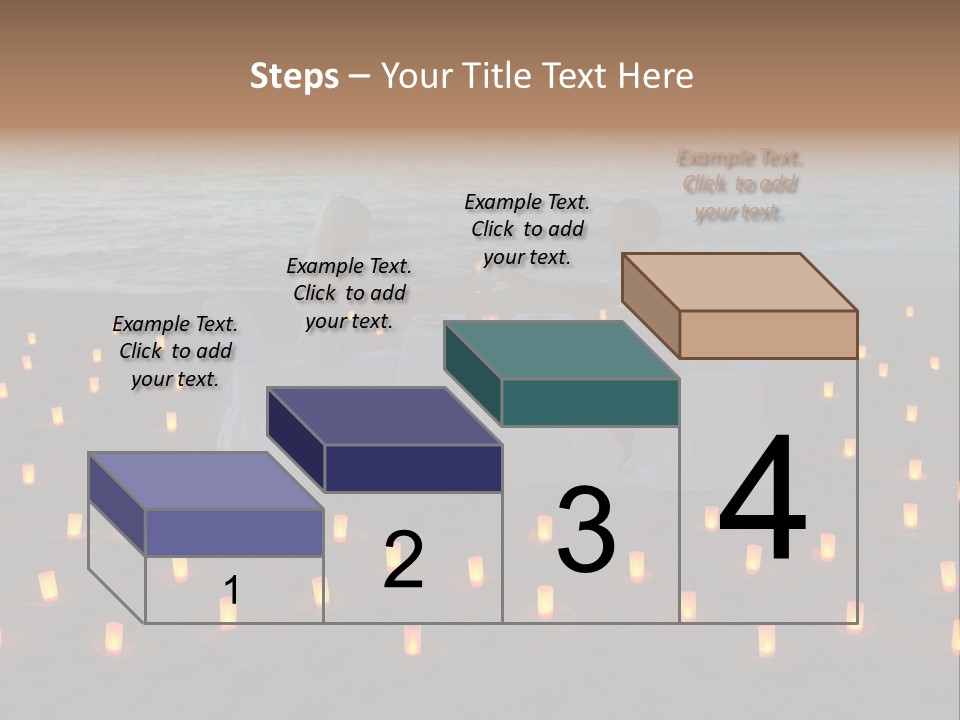 Young Couple Paradise PowerPoint Template