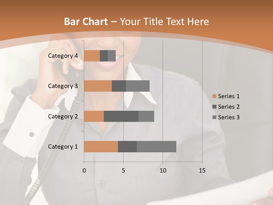 Worker White Collar Looking PowerPoint Template