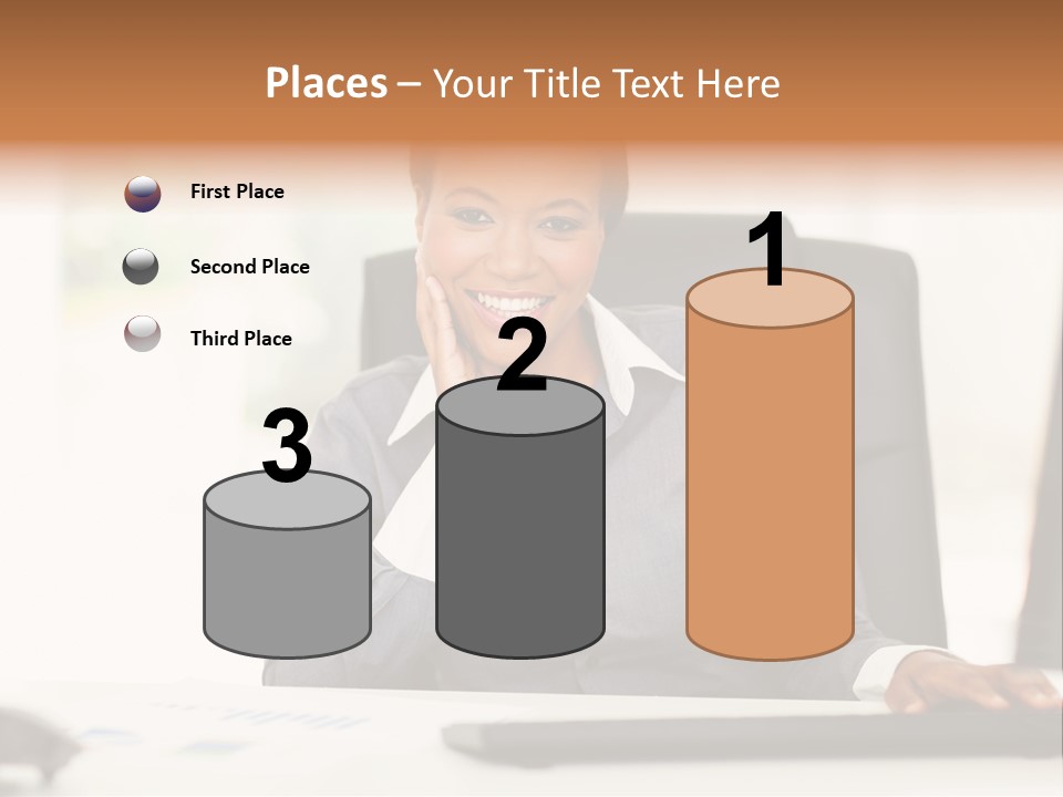 Ethnic  Female PowerPoint Template