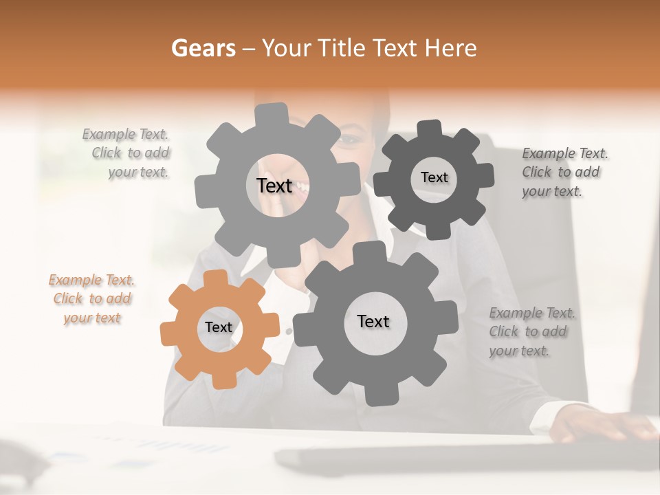 Ethnic  Female PowerPoint Template