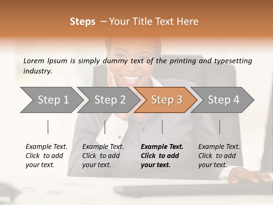 Ethnic  Female PowerPoint Template