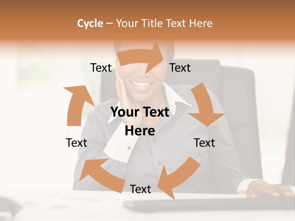 Ethnic  Female PowerPoint Template