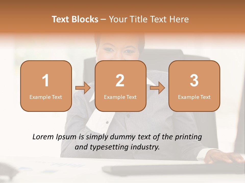 Ethnic  Female PowerPoint Template