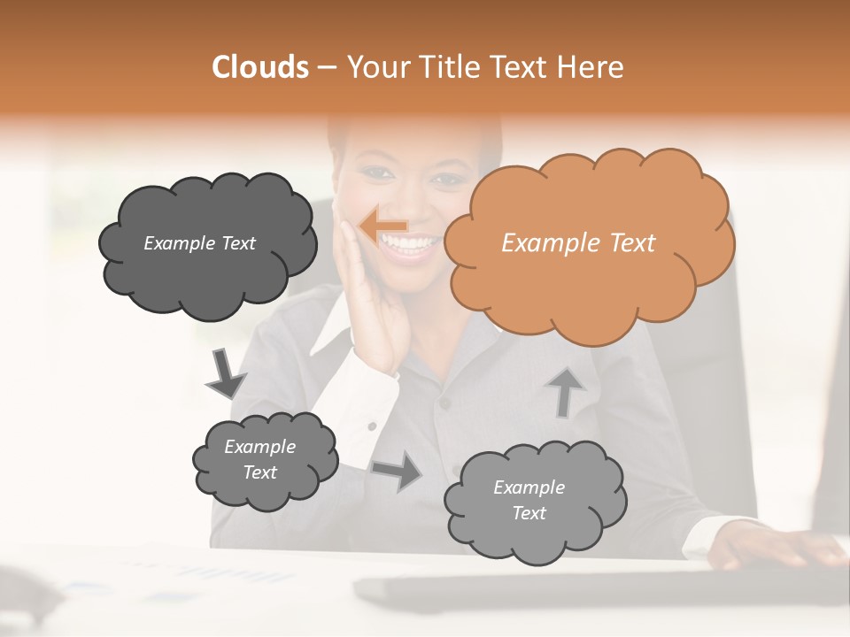 Ethnic  Female PowerPoint Template