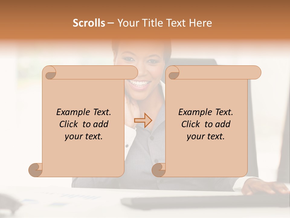 Ethnic  Female PowerPoint Template
