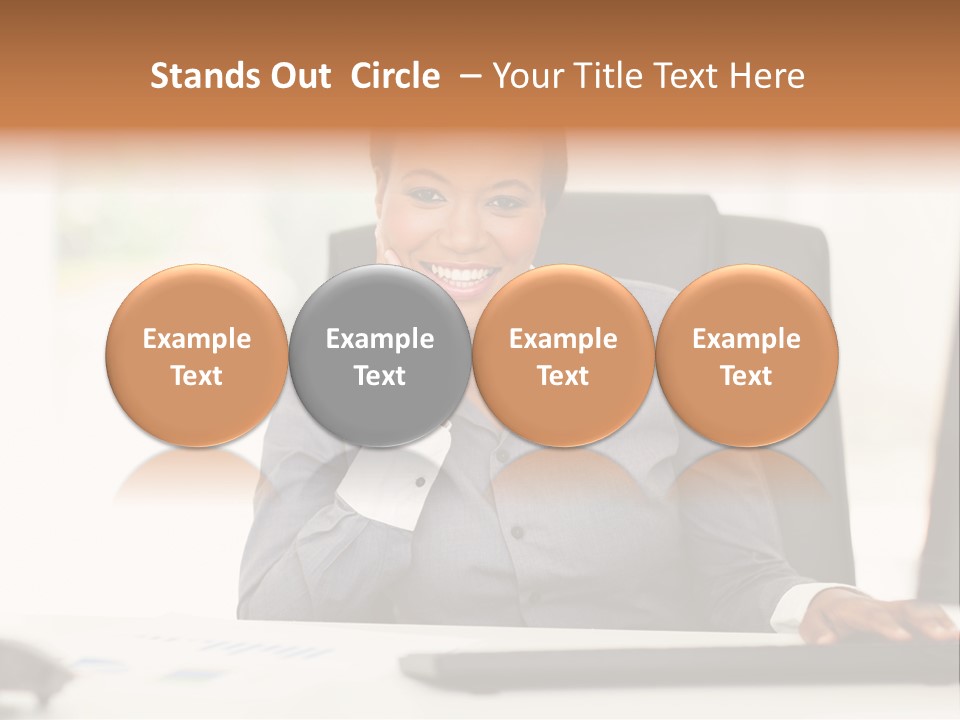Ethnic  Female PowerPoint Template
