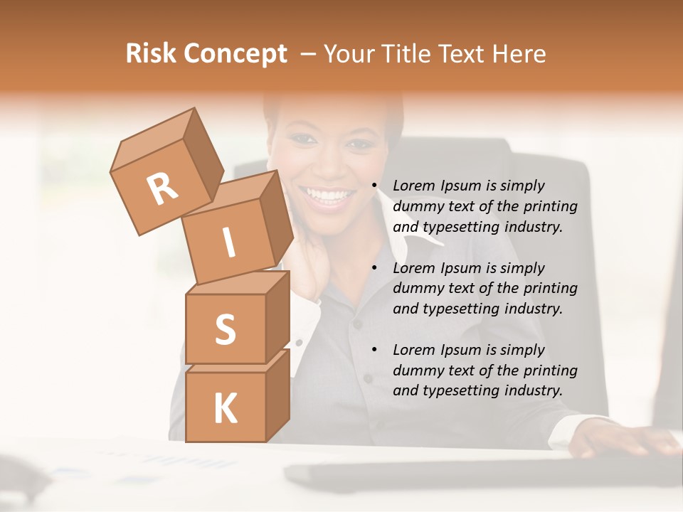 Ethnic  Female PowerPoint Template