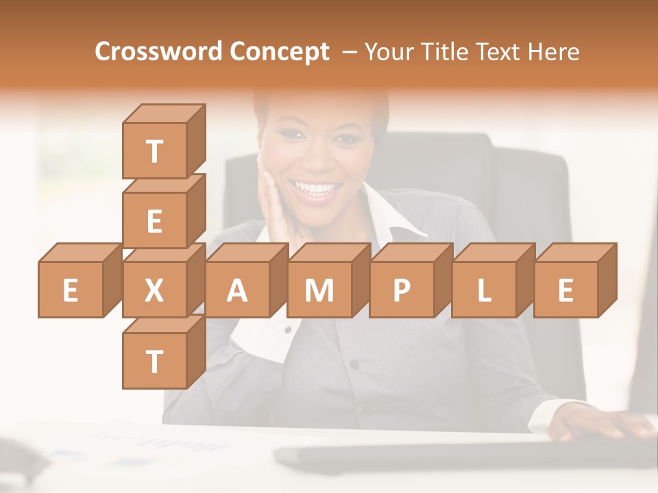 Ethnic  Female PowerPoint Template