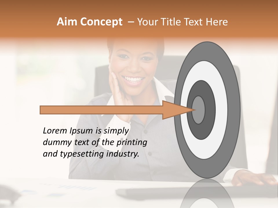 Ethnic  Female PowerPoint Template