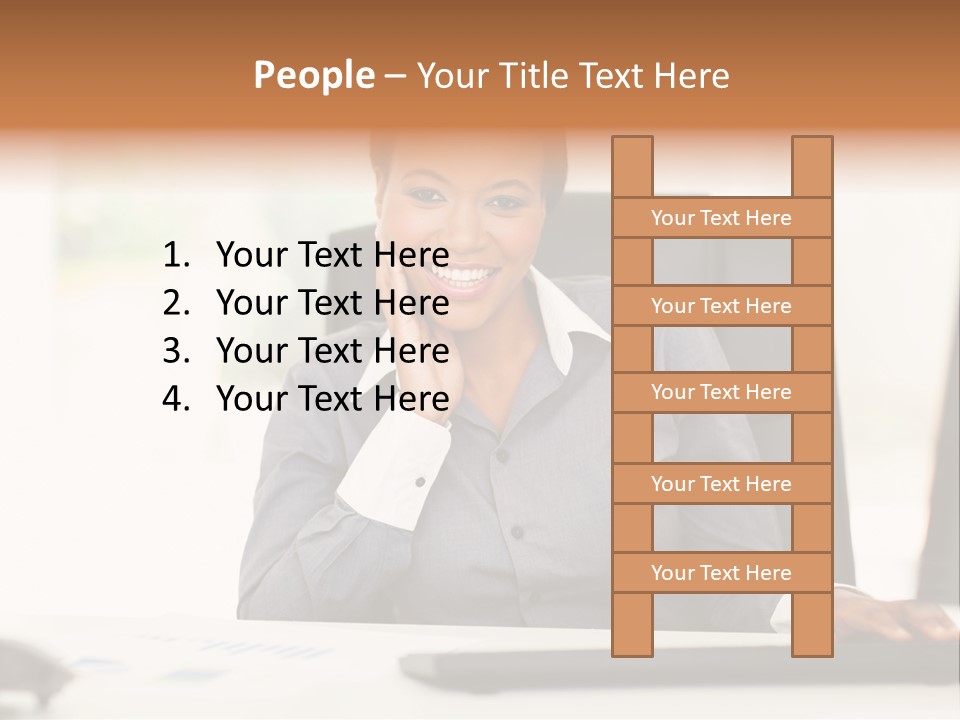 Ethnic  Female PowerPoint Template