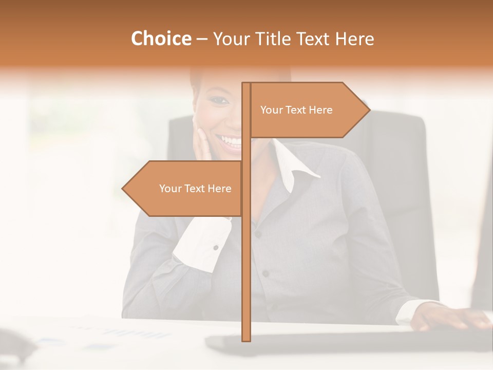 Ethnic  Female PowerPoint Template