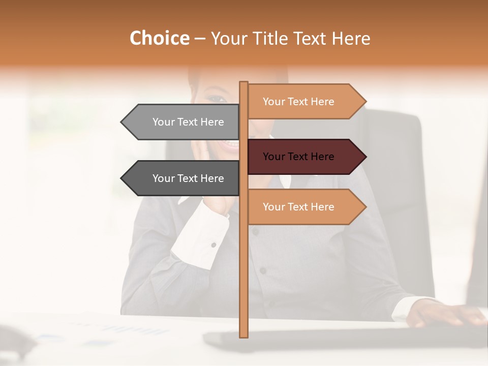 Ethnic  Female PowerPoint Template