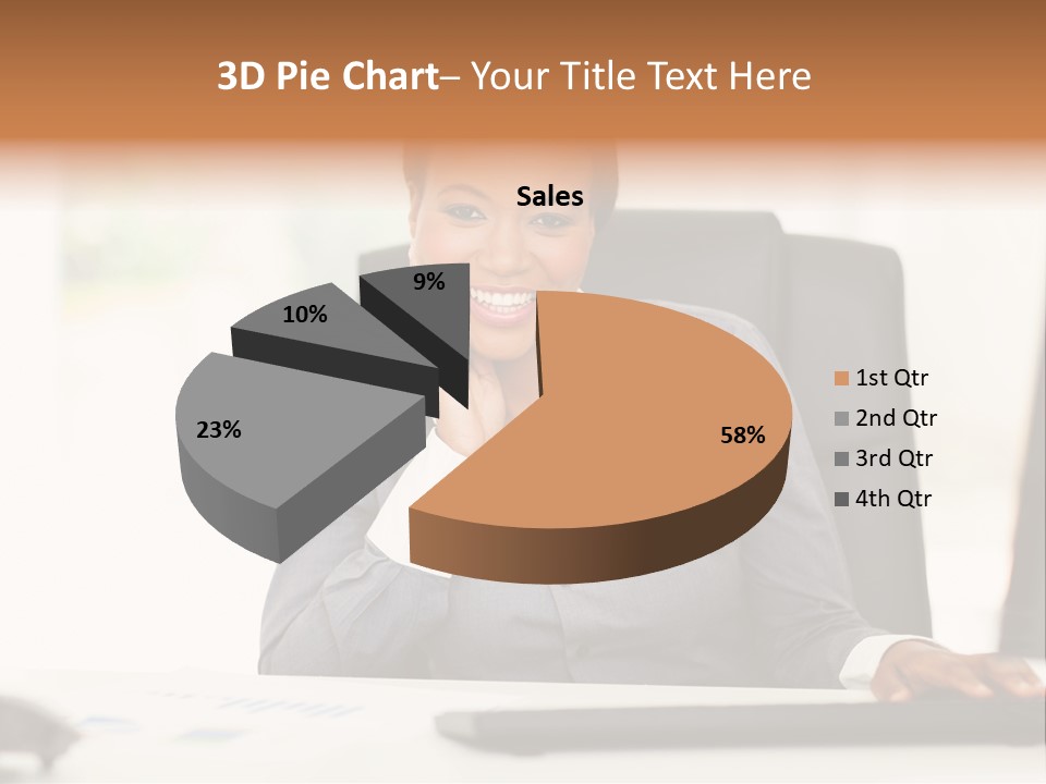 Ethnic  Female PowerPoint Template