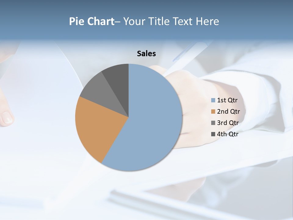 Manager Law Tablet PowerPoint Template