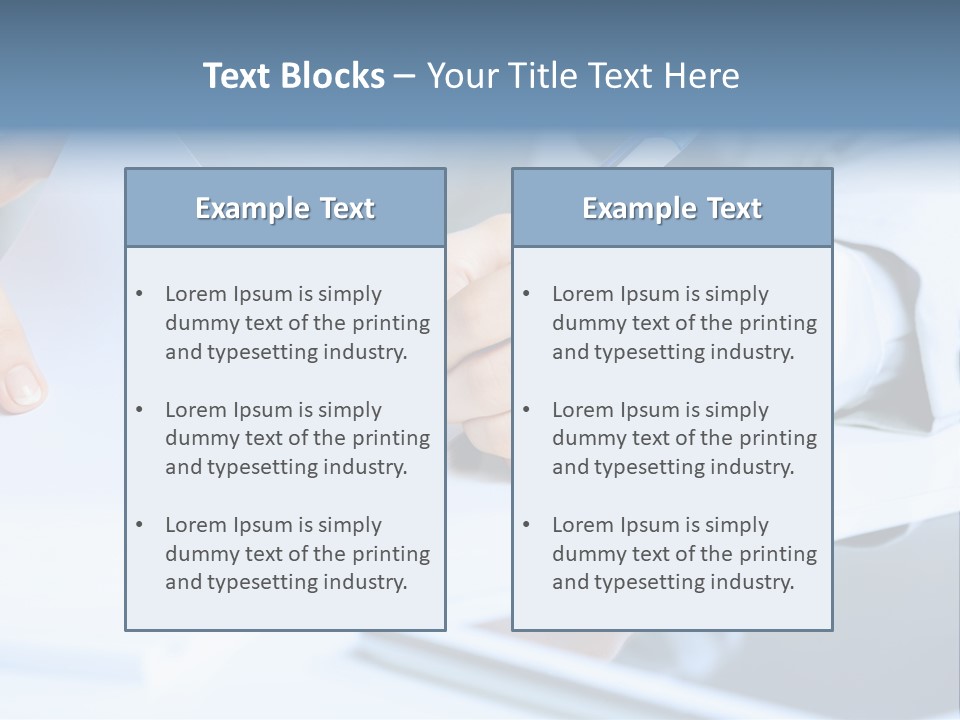 Manager Law Tablet PowerPoint Template