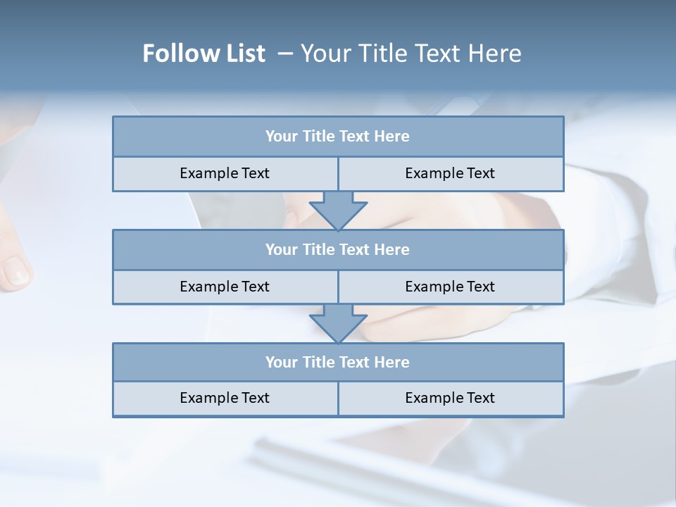 Manager Law Tablet PowerPoint Template
