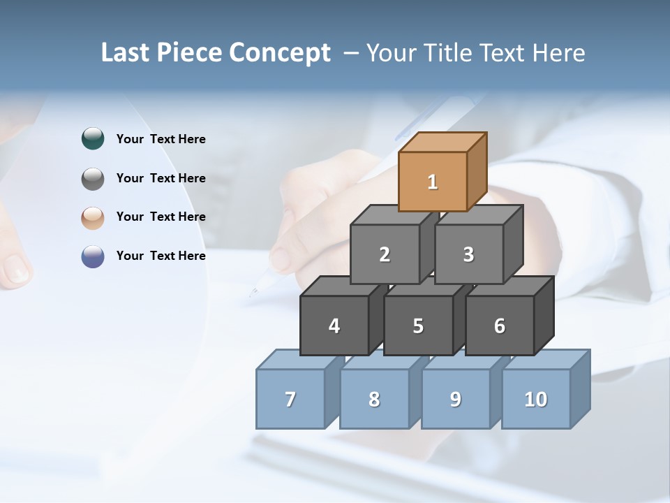Manager Law Tablet PowerPoint Template