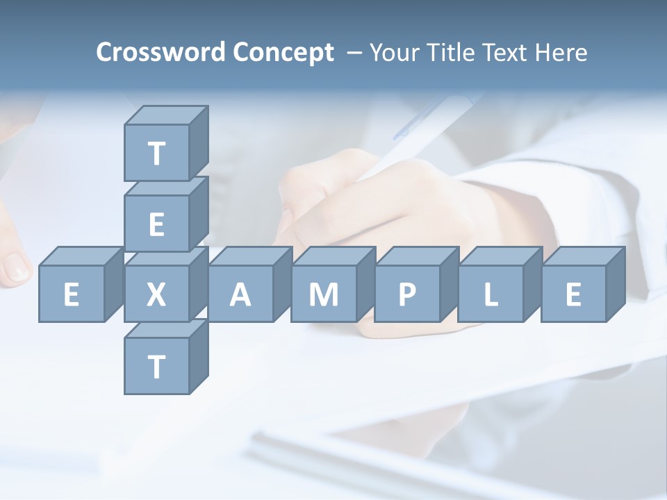 Manager Law Tablet PowerPoint Template