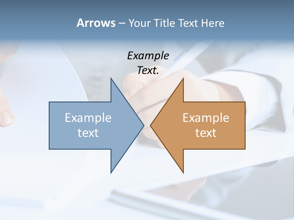 Manager Law Tablet PowerPoint Template