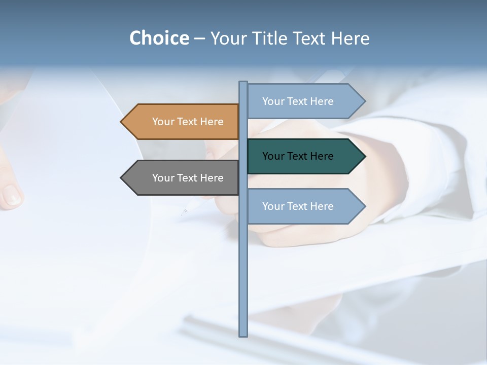 Manager Law Tablet PowerPoint Template
