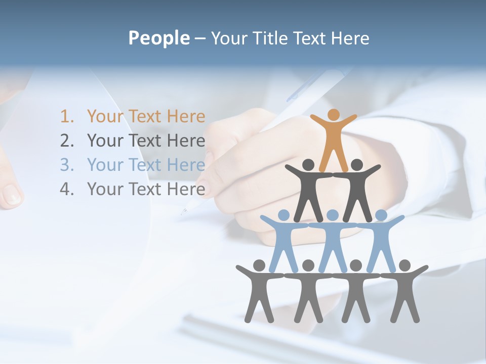 Manager Law Tablet PowerPoint Template