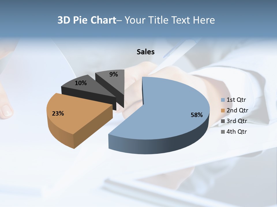 Manager Law Tablet PowerPoint Template