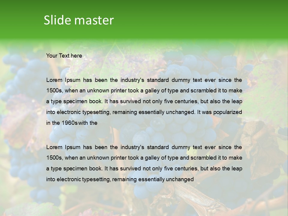 Variety Sweet Mendoza PowerPoint Template