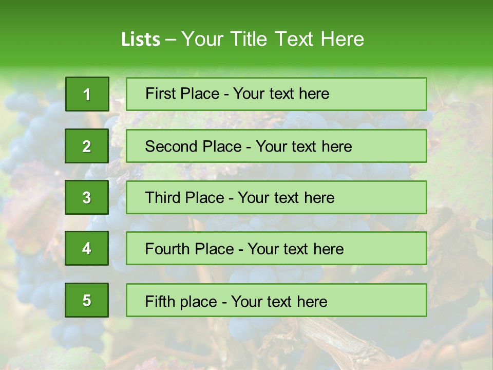 Variety Sweet Mendoza PowerPoint Template