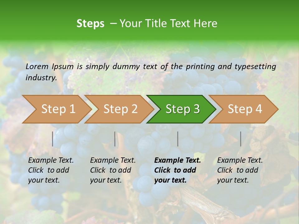 Variety Sweet Mendoza PowerPoint Template