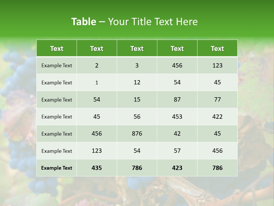 Variety Sweet Mendoza PowerPoint Template