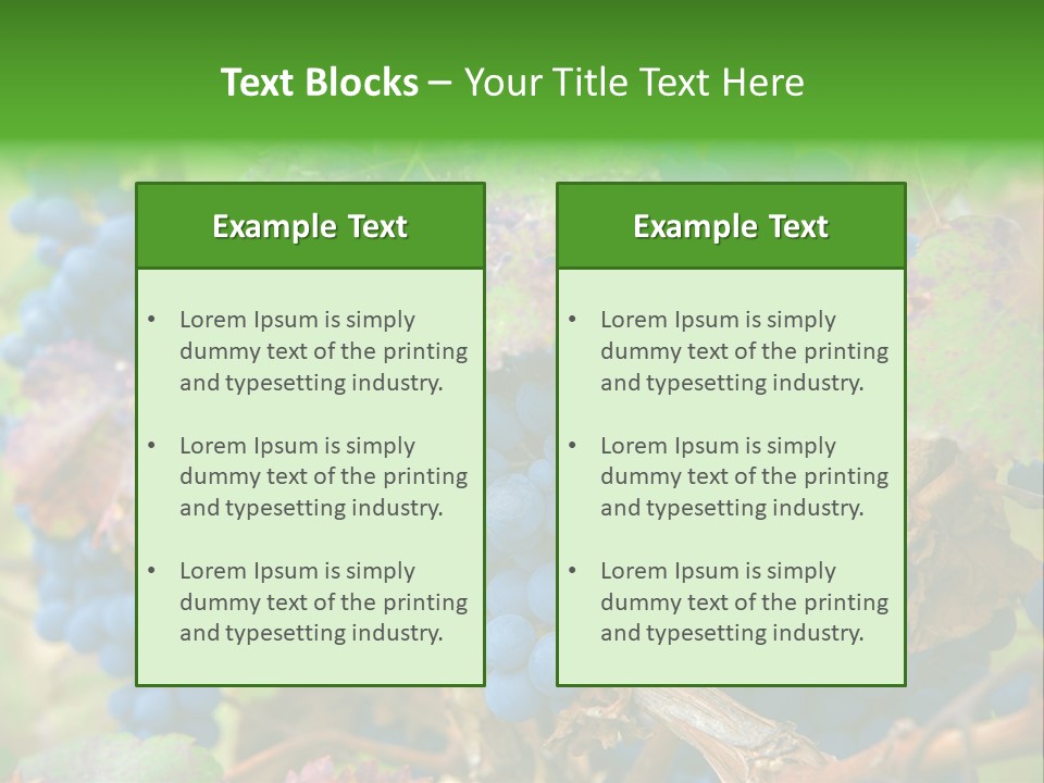 Variety Sweet Mendoza PowerPoint Template