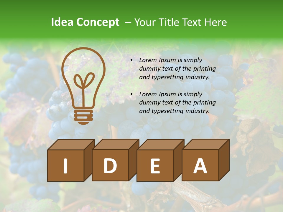 Variety Sweet Mendoza PowerPoint Template